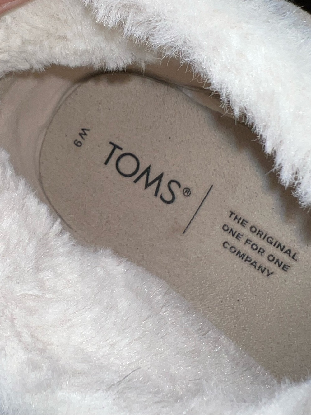 Toms Slip On Paxton Suede Beige Faux Fur Lined Comfort Sneaker Boots Size 9 - Picture 7 of 10